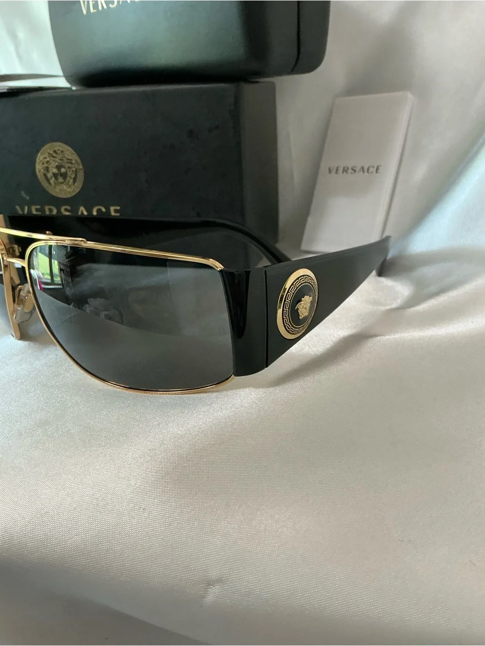 New In Box Versace MOD2163 1002/87 63 15 135 Brand New